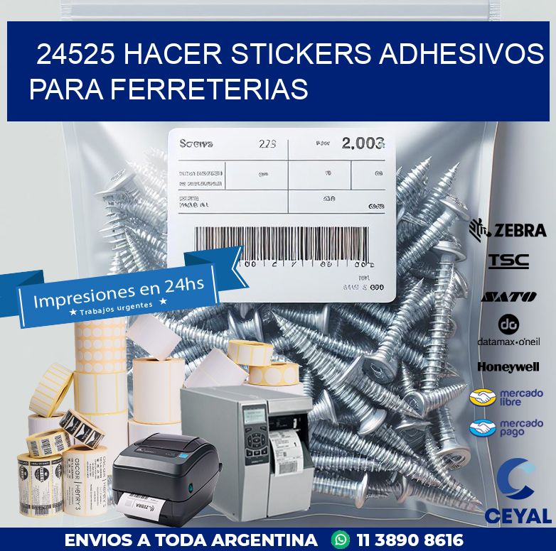 24525 HACER STICKERS ADHESIVOS PARA FERRETERIAS