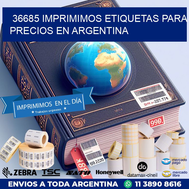 36685 IMPRIMIMOS ETIQUETAS PARA PRECIOS EN ARGENTINA