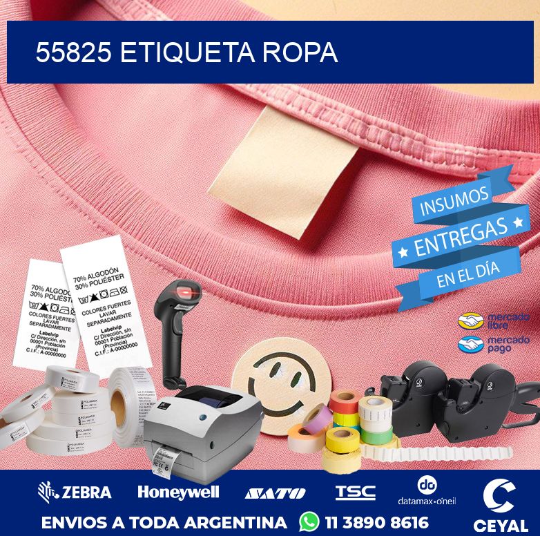 55825 ETIQUETA ROPA