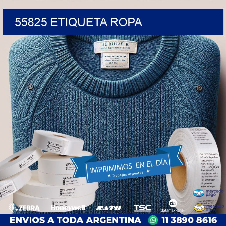 55825 ETIQUETA ROPA