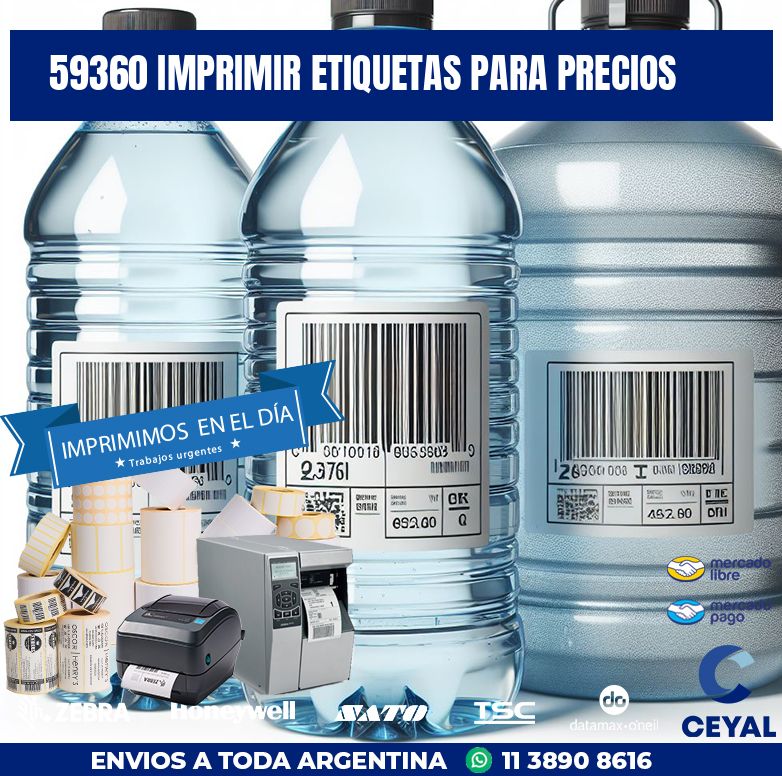 59360 IMPRIMIR ETIQUETAS PARA PRECIOS
