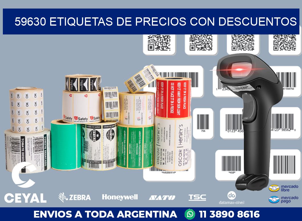 59630 ETIQUETAS DE PRECIOS CON DESCUENTOS