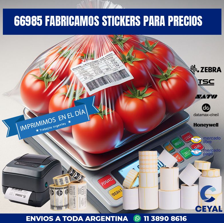 66985 FABRICAMOS STICKERS PARA PRECIOS