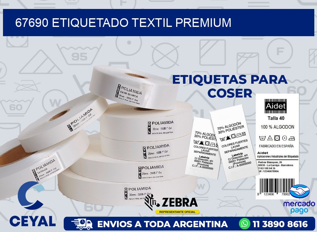 67690 ETIQUETADO TEXTIL PREMIUM