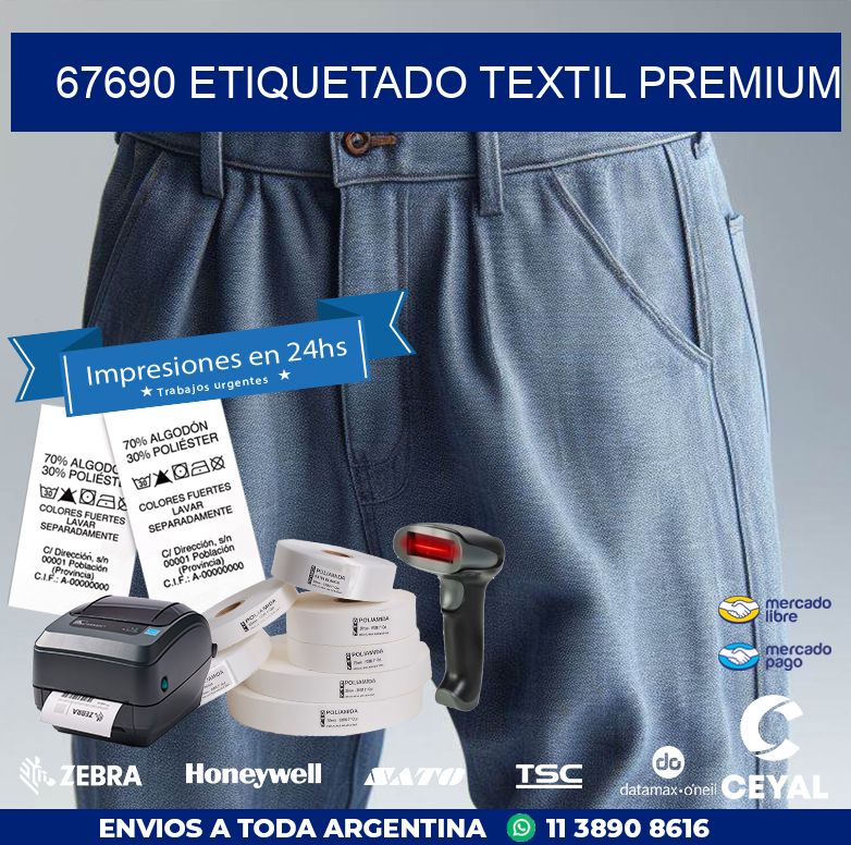67690 ETIQUETADO TEXTIL PREMIUM