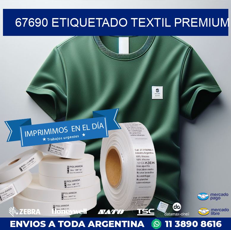 67690 ETIQUETADO TEXTIL PREMIUM