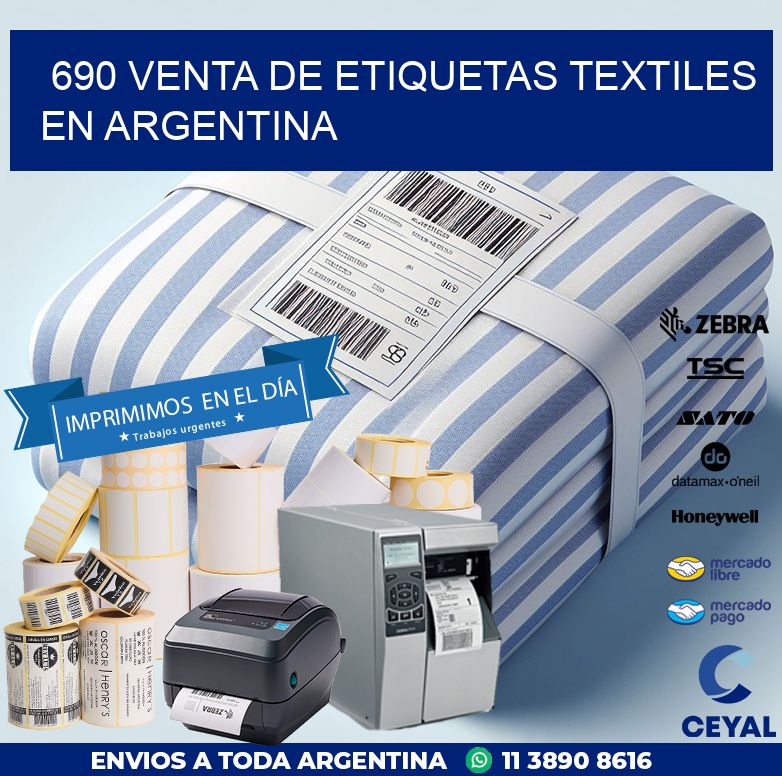 690 VENTA DE ETIQUETAS TEXTILES EN ARGENTINA