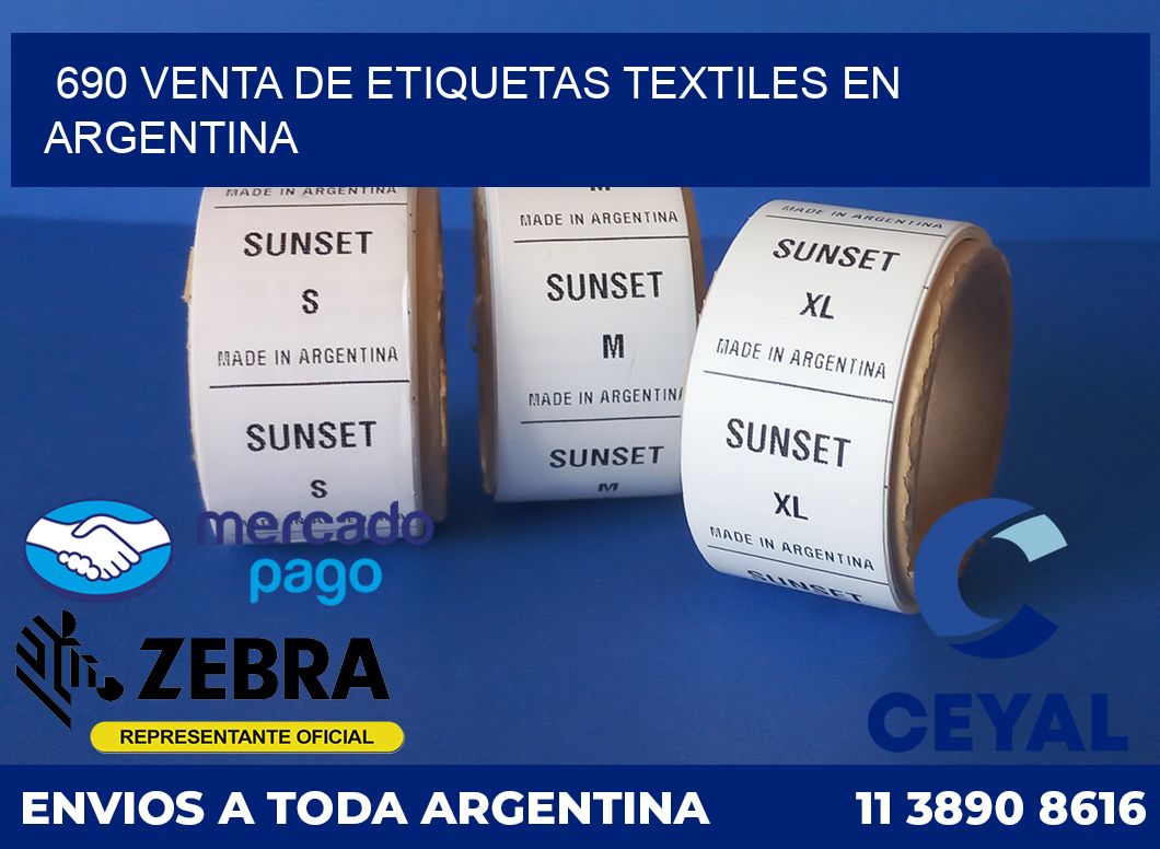 690 VENTA DE ETIQUETAS TEXTILES EN ARGENTINA