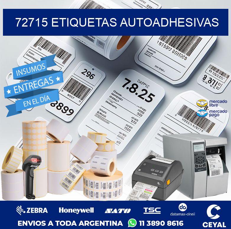 72715 ETIQUETAS AUTOADHESIVAS