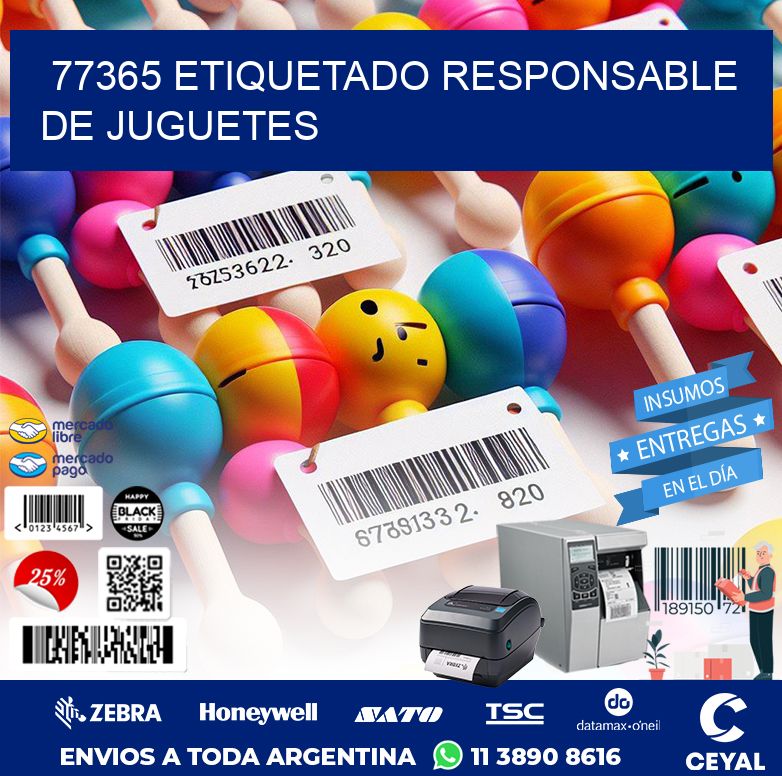 77365 ETIQUETADO RESPONSABLE DE JUGUETES