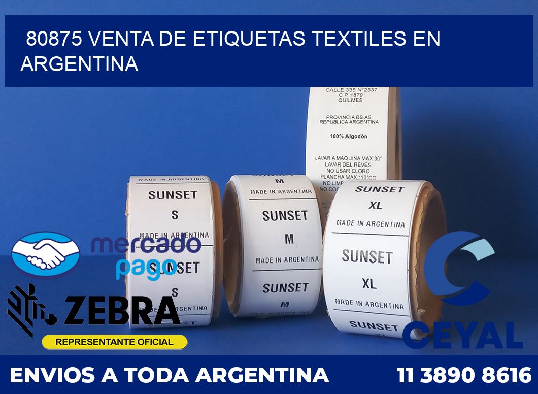 80875 VENTA DE ETIQUETAS TEXTILES EN ARGENTINA