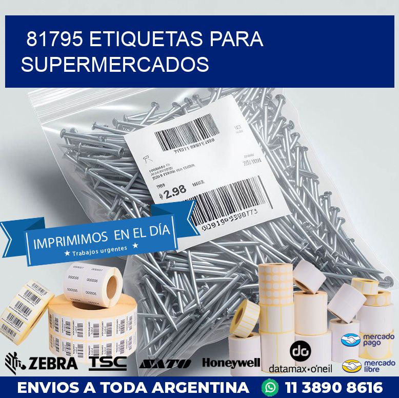 81795 ETIQUETAS PARA SUPERMERCADOS