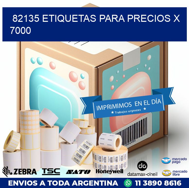 82135 ETIQUETAS PARA PRECIOS X 7000