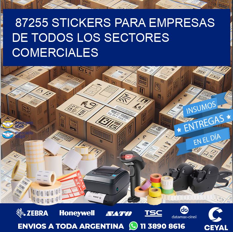 87255 STICKERS PARA EMPRESAS DE TODOS LOS SECTORES COMERCIALES