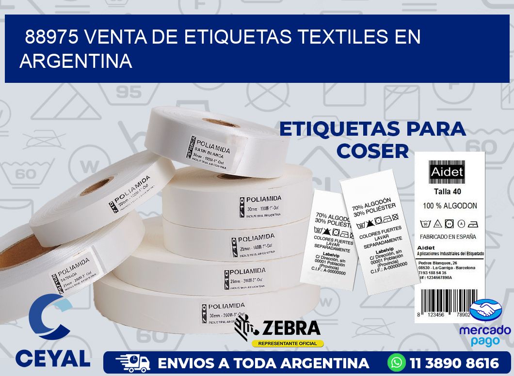 88975 VENTA DE ETIQUETAS TEXTILES EN ARGENTINA