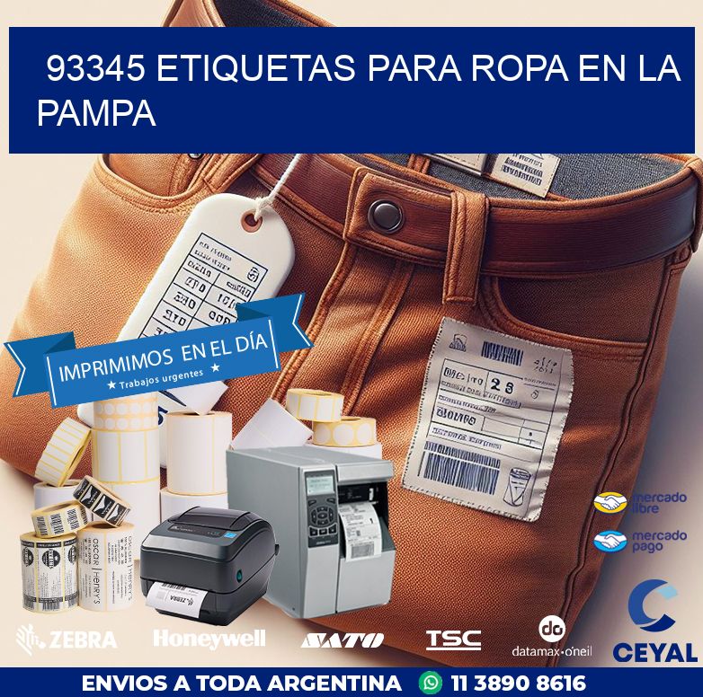 93345 ETIQUETAS PARA ROPA EN LA PAMPA