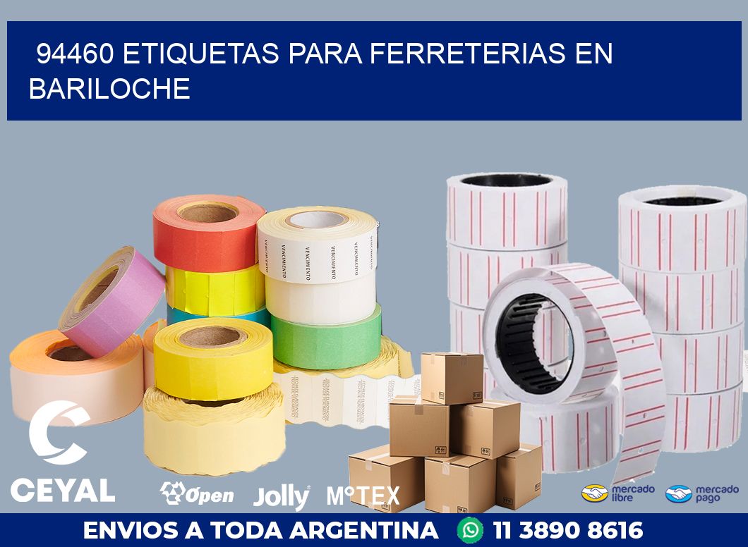 94460 ETIQUETAS PARA FERRETERIAS EN BARILOCHE