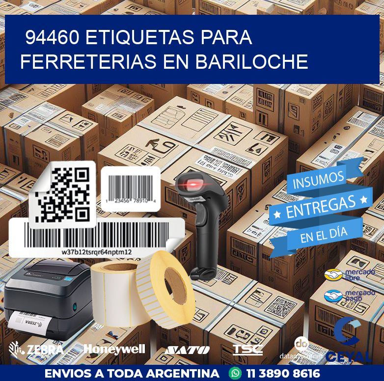 94460 ETIQUETAS PARA FERRETERIAS EN BARILOCHE