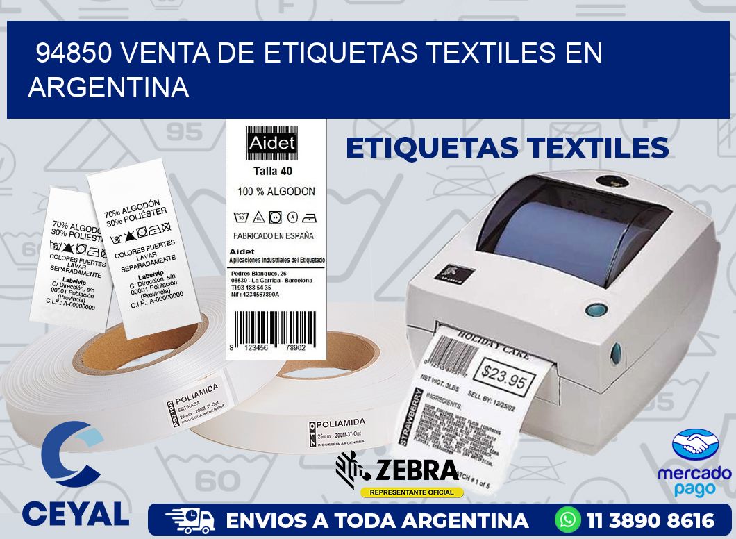 94850 VENTA DE ETIQUETAS TEXTILES EN ARGENTINA