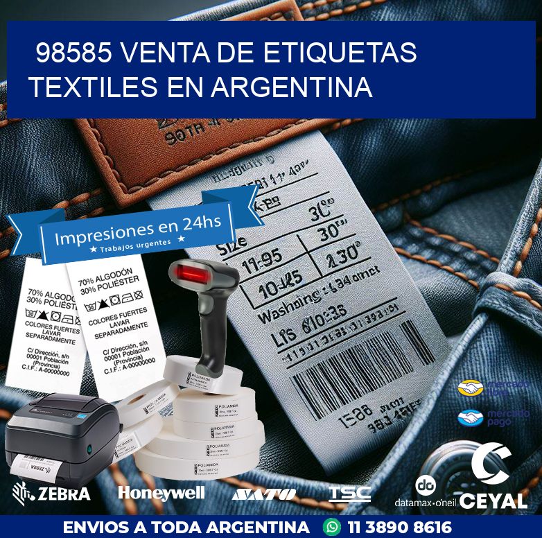 98585 VENTA DE ETIQUETAS TEXTILES EN ARGENTINA