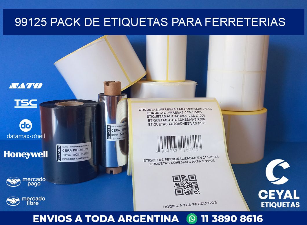 99125 PACK DE ETIQUETAS PARA FERRETERIAS