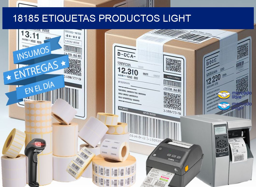 18185 etiquetas productos light