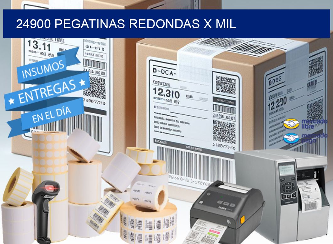 24900 PEGATINAS REDONDAS X MIL