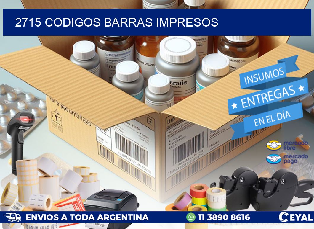 2715 CODIGOS BARRAS IMPRESOS
