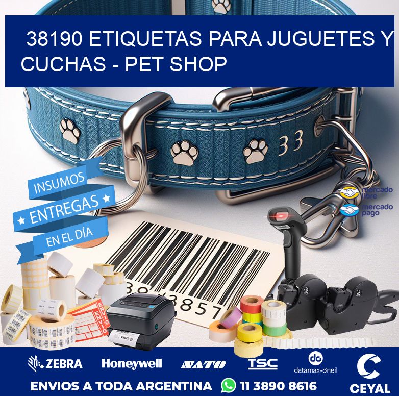 38190 ETIQUETAS PARA JUGUETES Y CUCHAS – PET SHOP