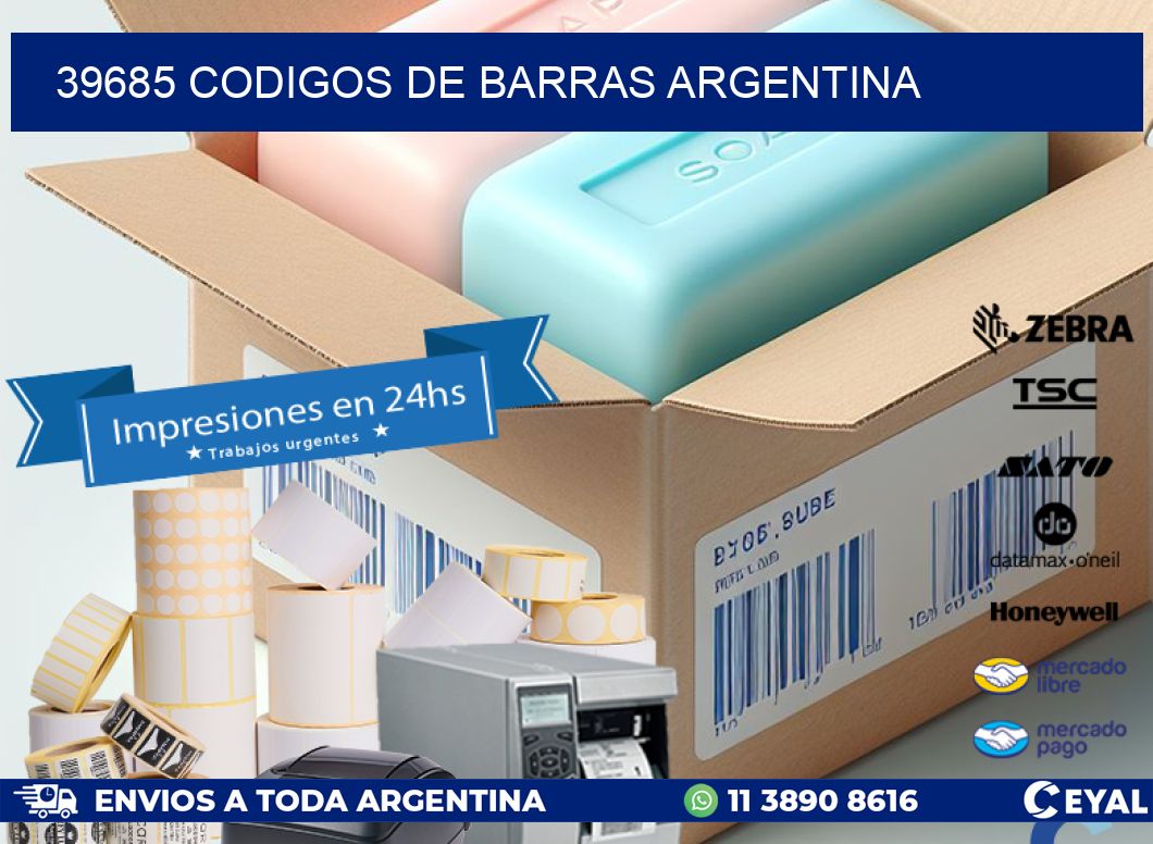 39685 CODIGOS DE BARRAS ARGENTINA