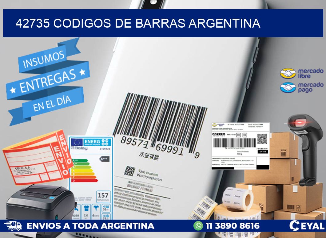 42735 CODIGOS DE BARRAS ARGENTINA