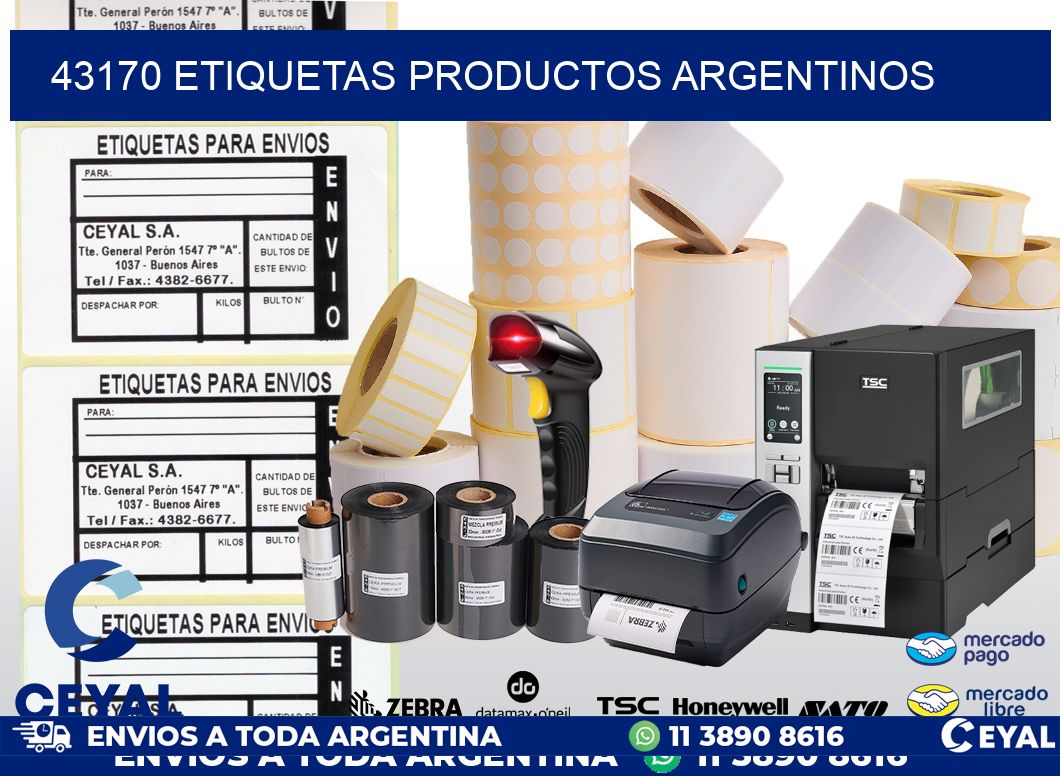 43170 Etiquetas productos argentinos