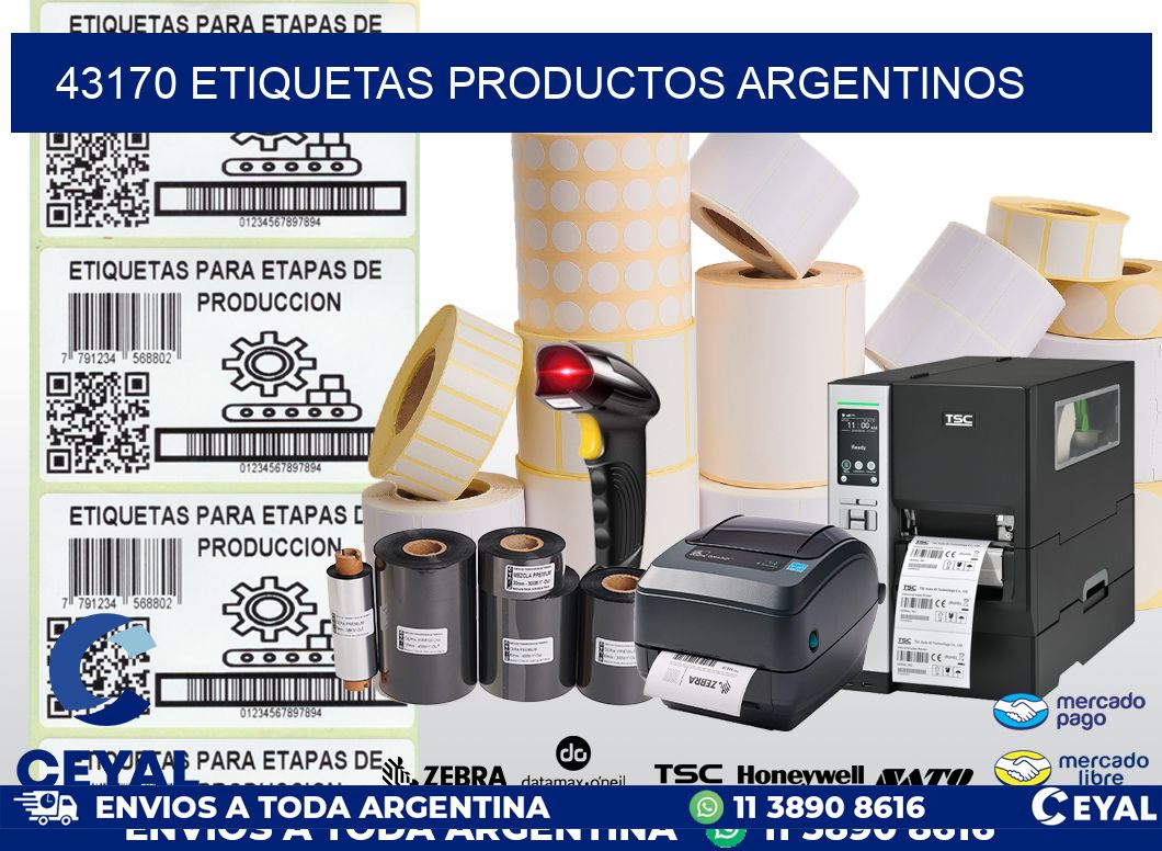 43170 Etiquetas productos argentinos