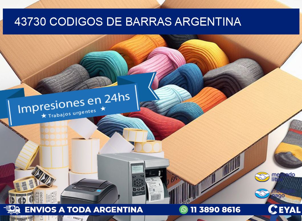 43730 CODIGOS DE BARRAS ARGENTINA