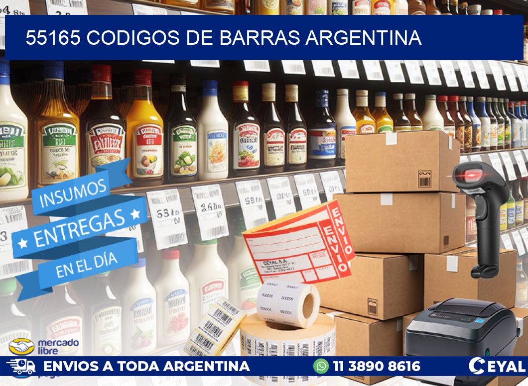 55165 CODIGOS DE BARRAS ARGENTINA