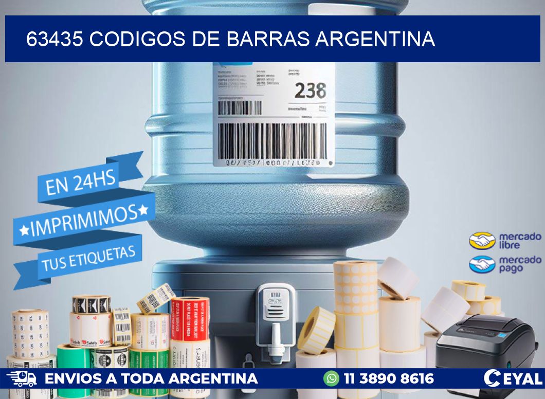 63435 CODIGOS DE BARRAS ARGENTINA