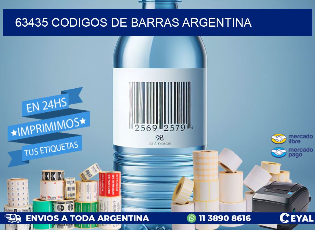 63435 CODIGOS DE BARRAS ARGENTINA