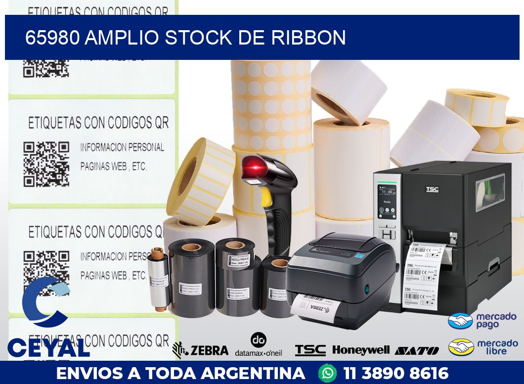 65980 AMPLIO STOCK DE RIBBON