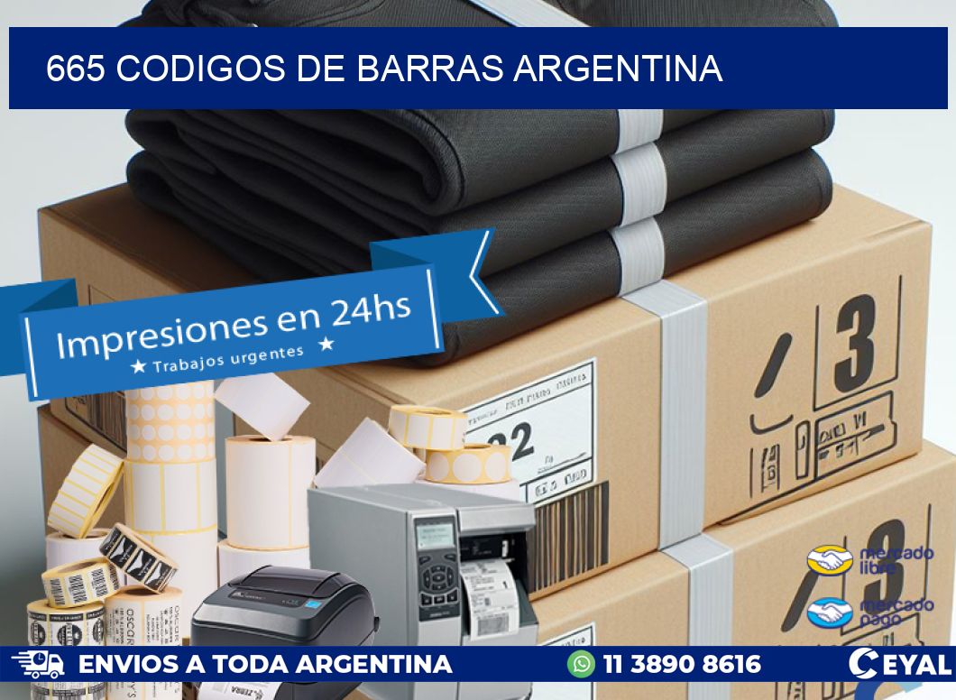 665 CODIGOS DE BARRAS ARGENTINA