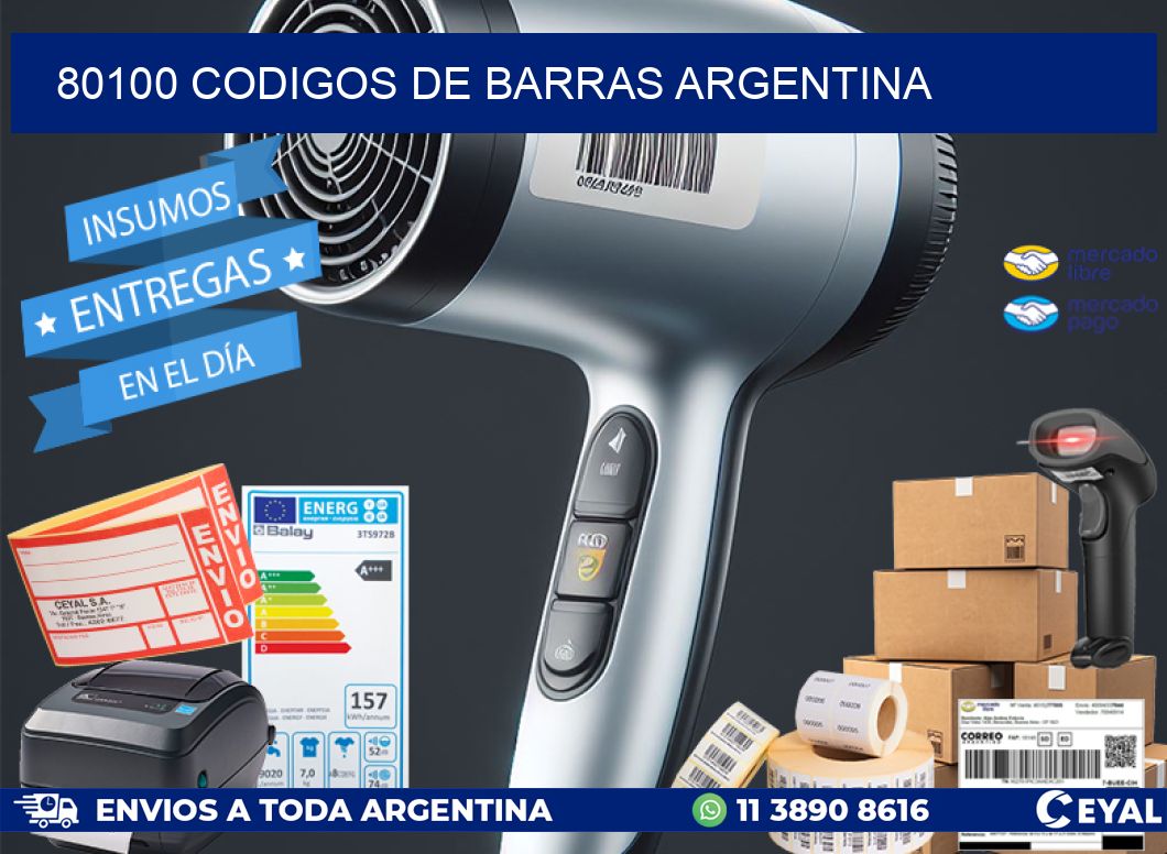 80100 CODIGOS DE BARRAS ARGENTINA