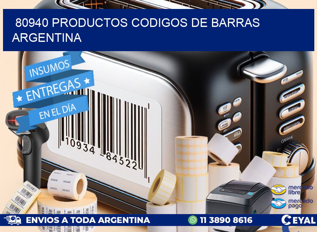 80940 productos codigos de barras argentina