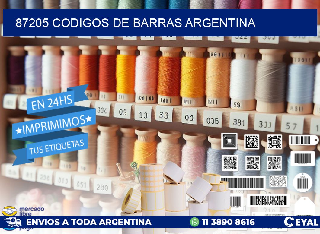 87205 CODIGOS DE BARRAS ARGENTINA
