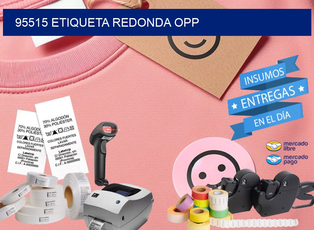 95515 ETIQUETA REDONDA OPP