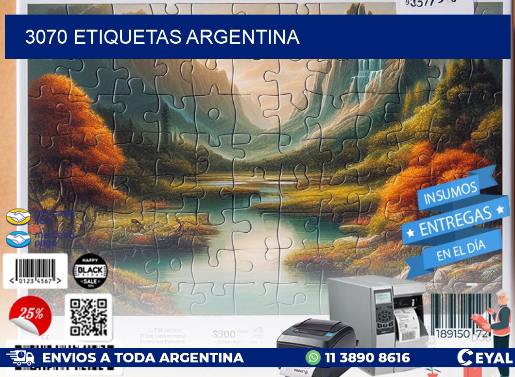 3070 ETIQUETAS ARGENTINA