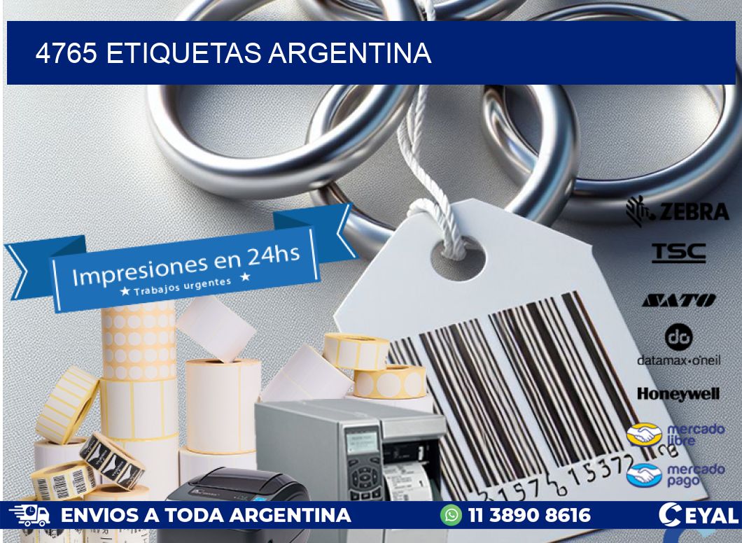4765 ETIQUETAS ARGENTINA