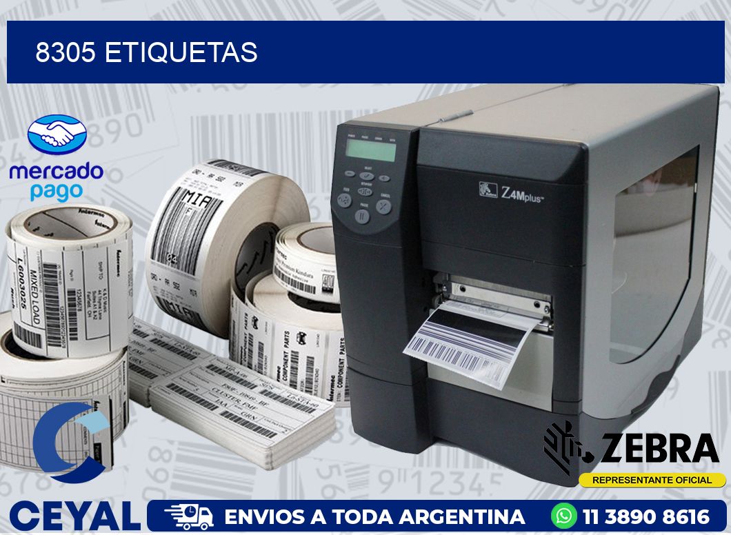 8305 ETIQUETAS