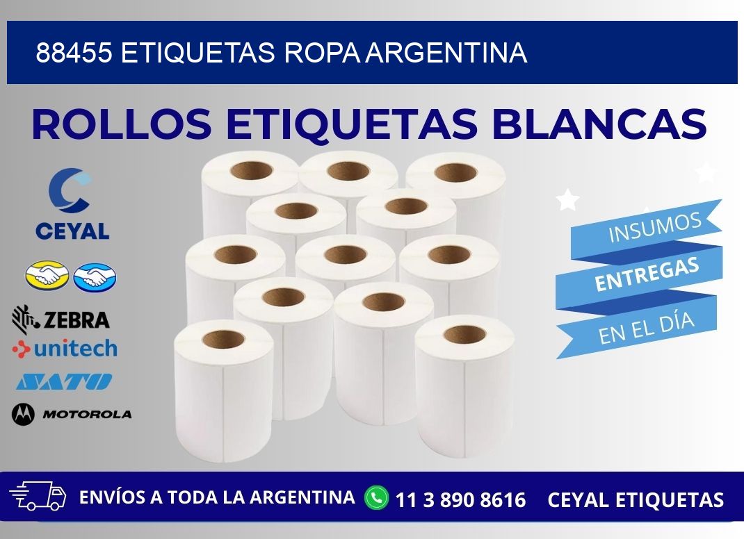 88455 ETIQUETAS ROPA ARGENTINA