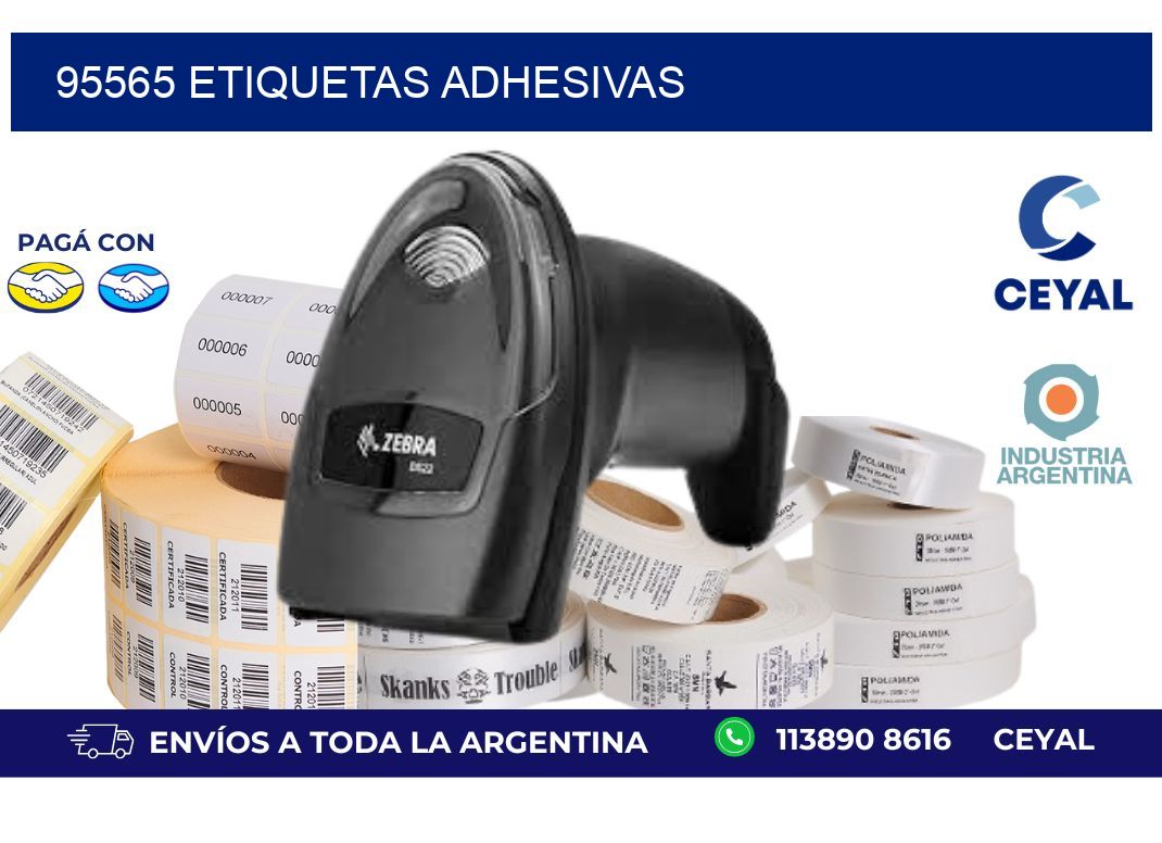 95565 ETIQUETAS ADHESIVAS