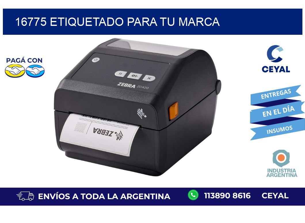 16775 ETIQUETADO PARA TU MARCA