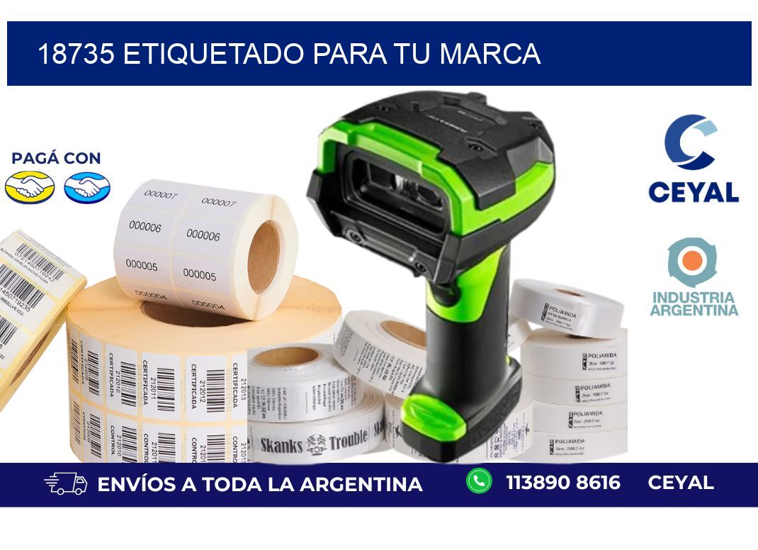 18735 ETIQUETADO PARA TU MARCA